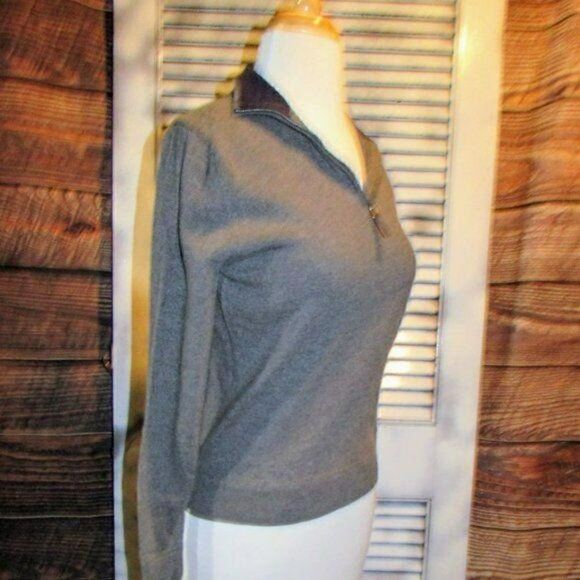 John W. Nordstrom Sm Merino Wool 1/4 Zip Sweater - Picture 10 of 11